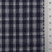 Navy Blue - Plaid Cotton Woven Fabric - FAB1864