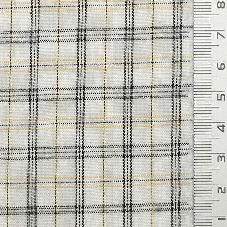 Check YarnDyed Cotton Woven Fabric - FAB1798 - 1.Light Blue Plaid-2.Mint Green-3.Light Beige-4.Charcoal Plaid 
