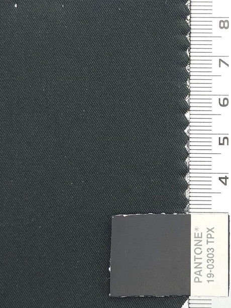 30'S Twill Cotton Woven Fabric | FAB1176 - Charcoal Grey