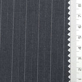 Pencil Stripe Plain Rayon Spandex Polyester Woven Fabric - FAB1782 - 1.Black-2.Light gray-3.Beige-4.Slate Gray-5.Navy blue-6.Dark Navy 