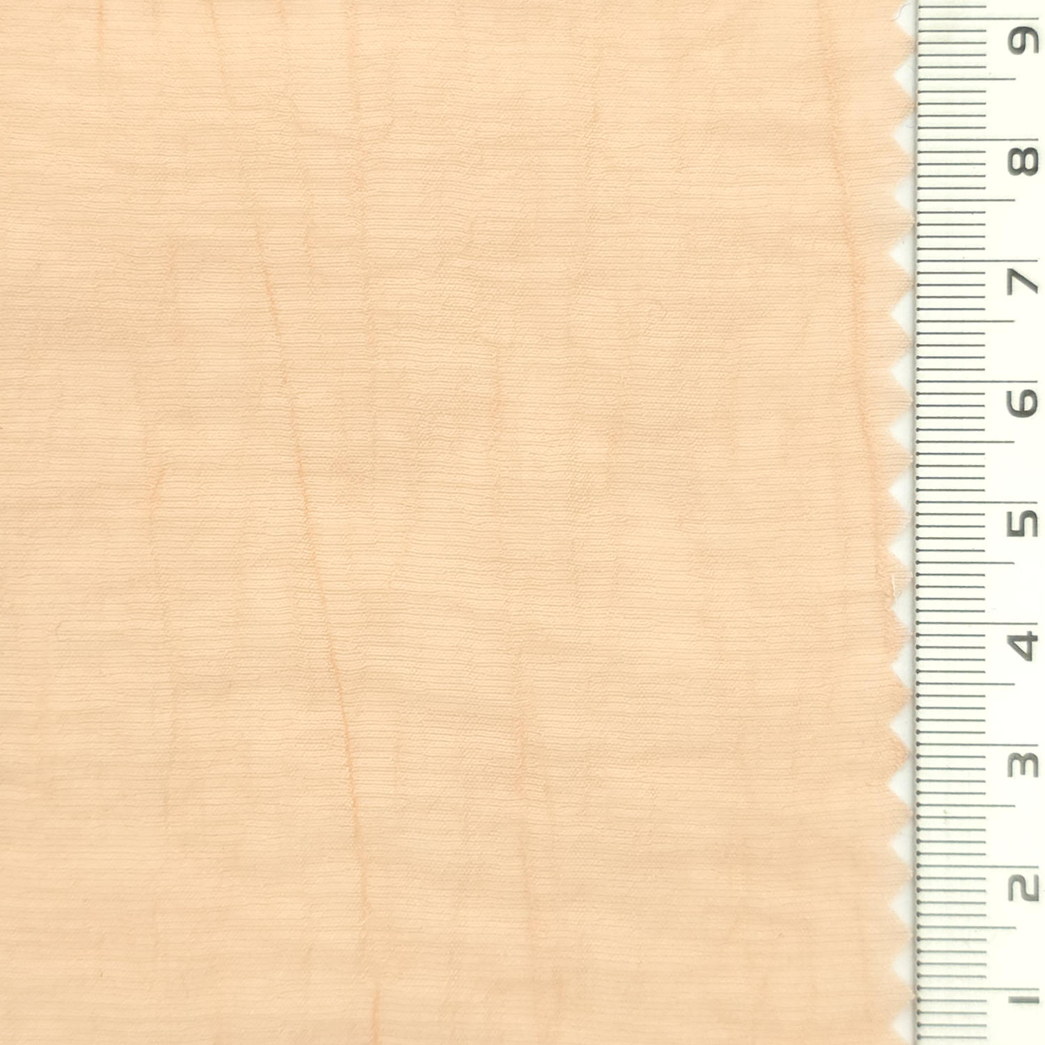 Peach - Drapey Textured Crinkle Rayon Nylon Crepe Woven Fabric - FAB 1934