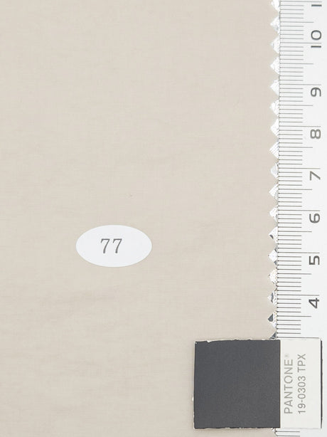Solid Recycled Nylon Cotton Re-Nylon Woven Fabric - FAB1713 - 1.PInk Swan-2.Geyser-3.Light Grey-4.Dust Storm-5.Pearl Bush-6.Bone-7.Pale Chestnut-8.Ivory-9.Oyster Pink-10.Soft Amber 