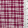 Check YarnDyed Cotton Woven Fabric - FAB1799 - Burgundy Plaid