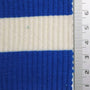 1 Inch Stripe Rib Cotton Spandex Knit Fabric | FAB1608 | 1.White/Black, 2.White/Navy, 3.White/Red, 4.White/Blue, 5.White/Blue, 6.White/Pink, 7.White/Grey, 8.White/Green, 9.White/Beige, 10.White/Royal by Fabricis.com #