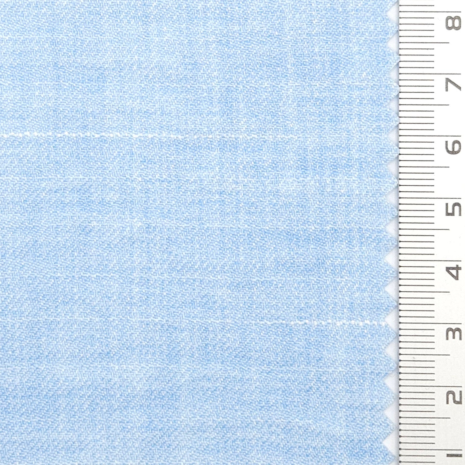 Solid Denim Slub Polyester Woven Fabric - FAB 1774 - 4.Light blue