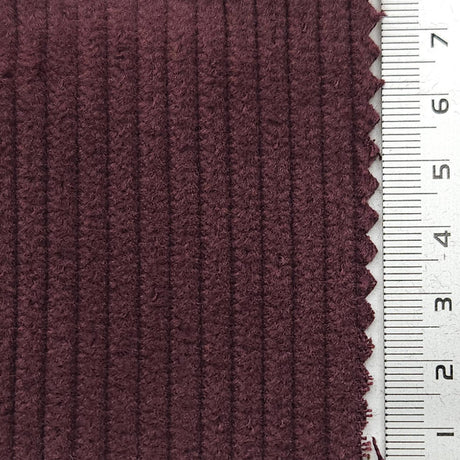 6Wale Solid Corduroy Cotton Woven Fabric - FAB1656 - 1.Sandrift-2.Tia Maria-3.Au Chico-4.Wine Berry-5.Milano Red-6.Alabaster-7.Pearl Lusta-8.Wafer-9.Sisal-10.Cashmere 