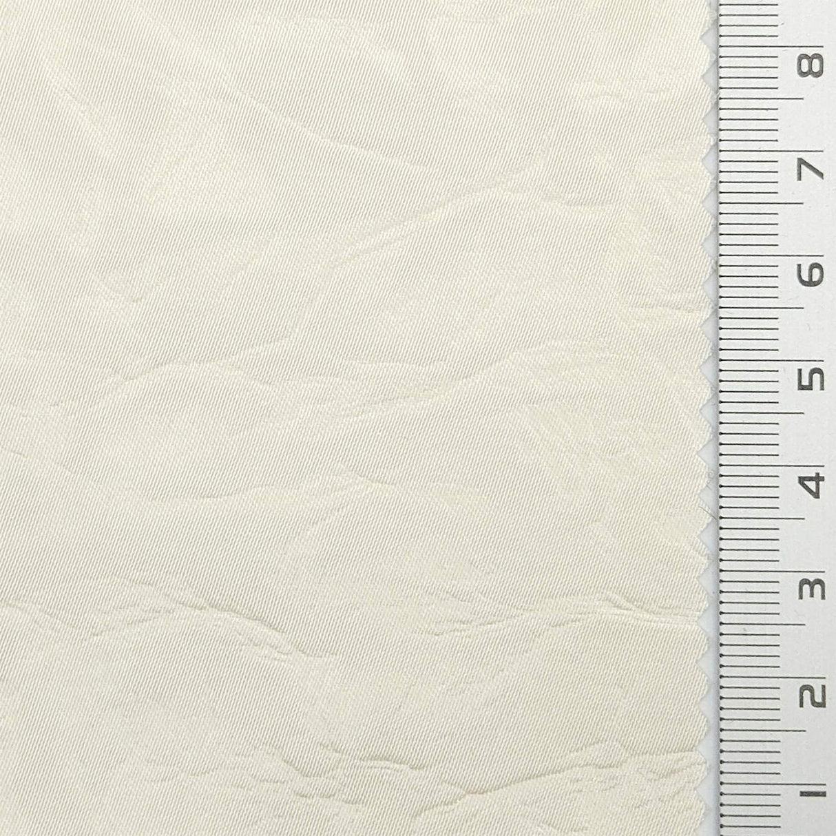 Solid Crease Satin Polyester Woven Fabric - FAB1791 - Ivory