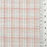 Multi Color Check YarnDyed Polyester Cotton Woven Fabric - FAB1789 - 1.Purple and yellow plaid-2.Yellow and white plaid-3.Light blue and white plaid-4.Pink and white plaid 