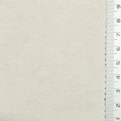 Towelling Solid Terry Cotton Polyester Knit Fabric - FAB1766 - 1.Light pink-2.White-3.Ivory-4.Light beige-5.Pale yellow-6.Tan-7.Dark green-8.Forest green-9.Charcoal gray-10.Taupe 