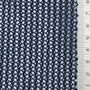 Stripe Mesh Polyester Knit Fabric - FAB1801 - Navy