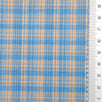Apricot Washing Check Cotton Poly Woven Fabric - FAB1831