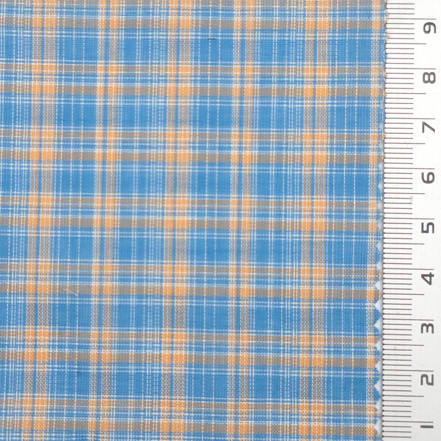 Washing Check Cotton Poly Woven Fabric - FAB 1831 - 4.Apricot