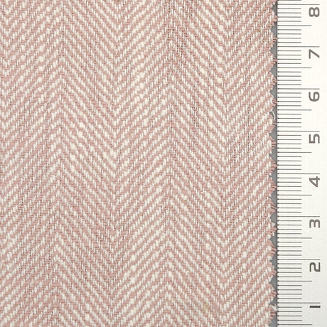 8s Herringbone Washing YarnDyed Cotton Linen Woven Fabric - FAB1676 - 1.Cloud-2.Pale Slate-3.Cold Turkey-4.Bizarre-5.Double Pearl Lusta-6.Dutch White-7.Spindle-8.Logan-9.Mischka-10.Spanish Green 
