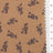 Samll Leafy Print Gauze Cotton Woven Fabric - FAB1749 - 1.Cream-2.Dark teal-3.Cream-4.Tan-5.Black 