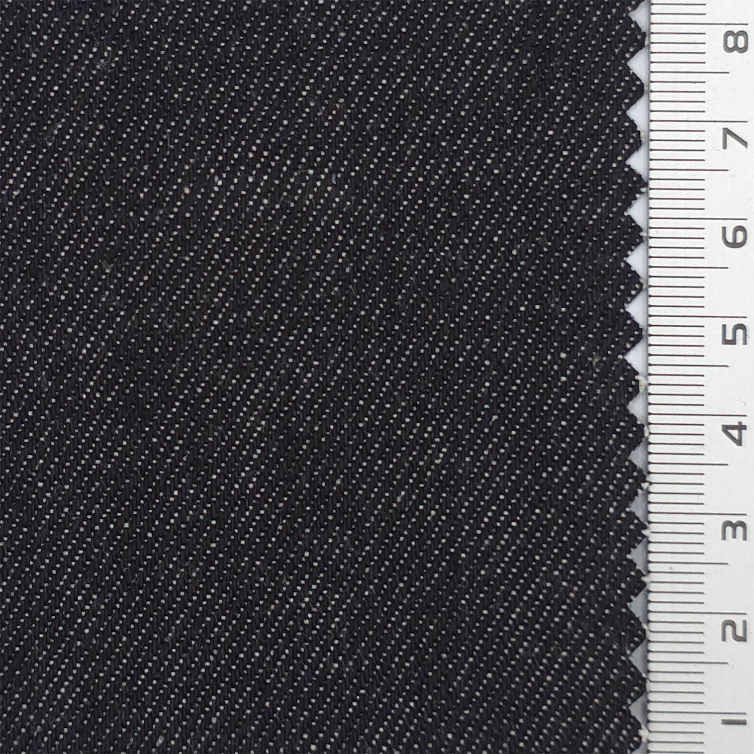 1.Navy Blue-2.Navy Blue-3.Navy Blue-4.Denim Black-5.Black - Premium Rigid Denim Cotton Woven Fabric - FAB 1836