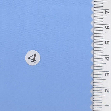 1: Light Pink-2: Coral-3: Orange-4: Cornflower Blue-5: Light Cyan - Soft Stretch Solid Nylon Spandex Knit Fabric - FAB 1944