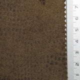 Snake Suede Polyester Spandex Knit Fabric | FAB1570 | 1.Coriander, 2.Teak, 3.Crater Brown, 4.Spice, 5.Nutmeg, 6.Dune, 7.Beige, 8.Pink, 9.Gun Powder, 10.Bright Red by Fabricis.com #