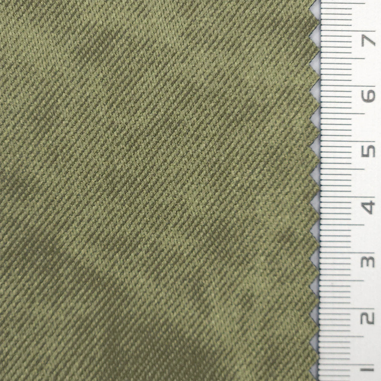 Washing effect Twill Denim Polyurethane Rayon Woven Fabric - FAB1763 - Olive green