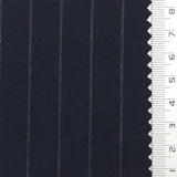 Chalk Stripe Plain Polyester Spandex Rayon Woven Fabric - FAB1781 - 1.Tan-2.Light Gray-3.Dark Gray-4.Charcoal-5.Navy Blue-6.Dark Navy-7.Black 