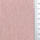 Pinstripe Polyester Rayon Woven Fabric - FAB1962 - Red