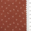 Scattered Floral Front Brushed Print Twill Cotton Woven Fabric - FAB1748 - 1.Yellow-2.Cream-3.Beige-4.Light gray-5.Rust-6.Olive-7.Navy blue-8.Black 