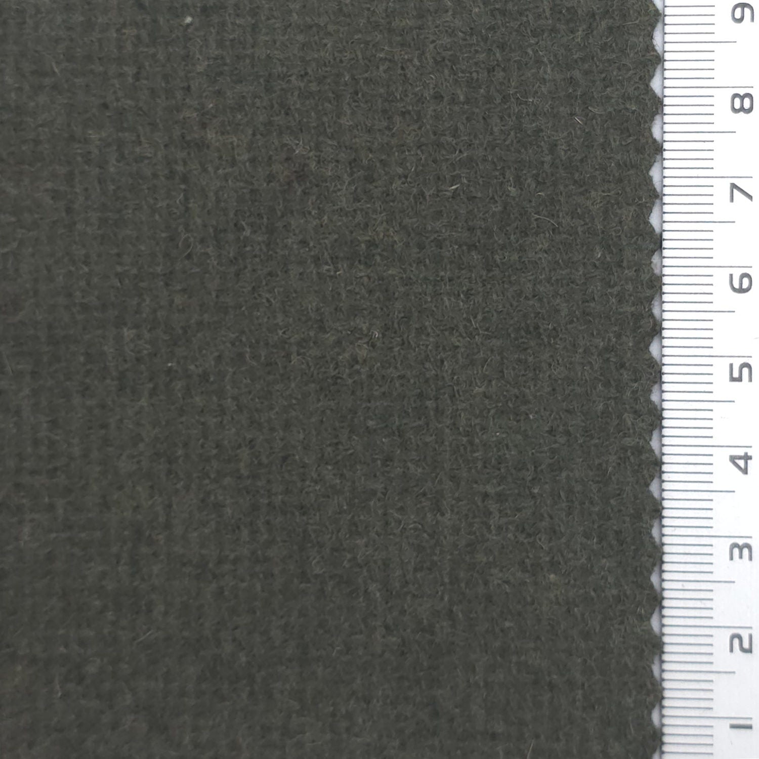 Tweed Wool Polyester Woven Fabric - FAB1965 - Olive Green