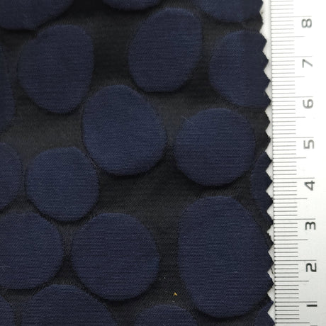 Dot Jacquard YarnDyed Polyester Woven Fabric - FAB1623 - 1.Mustard-2.Grey Pink-3.Red-4.Green-5.Navy-6.Brown-7.Black 