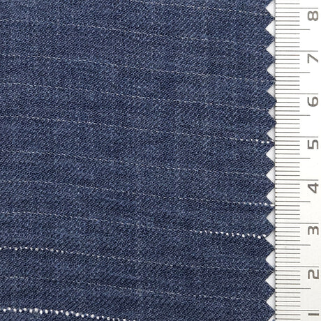 Solid Denim Slub Polyester Woven Fabric - FAB1774 - 1.Denim blue-2.White-3.Sand-4.Light blue-5.Navy blue-6.Black 