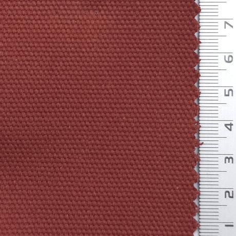 Solid 7 Count Cotton Oxford Woven Fabric - FAB1981 - Brick Red