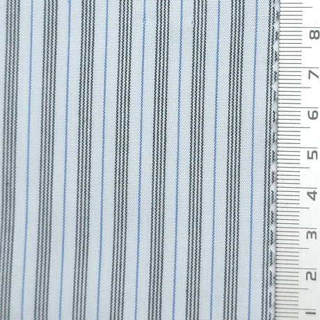 Stripe Cotton Woven Fabric - FAB1966 - Light Blue