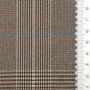 Glen Check YarnDyed Spandex Rayon Polyester Woven Fabric - FAB1769 - Black and blue plaid