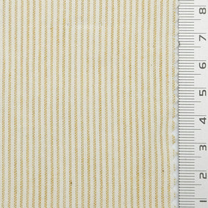 Pin Stripe Plain Cotton Woven Fabric - FAB1796 - Pale Yellow