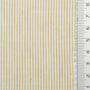 Pin Stripe Plain Cotton Woven Fabric - FAB1796 - Pale Yellow