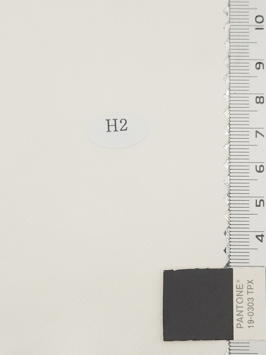Solid Recycled Satin Spandex Polyester Woven Fabric - FAB 1711 - 5.Ivory