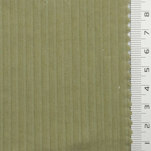 Stripe Rib Rayon Cotton Woven Fabric - FAB1794 - Olive Green