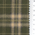 1: Dark Red-2: Navy Blue-3: Charcoal Gray-4: Dark Purple-5: Olive Green - Heavyweight Brushed Tartan Plaid Poly Rayon Span Twill Woven Fabric - FAB 1923