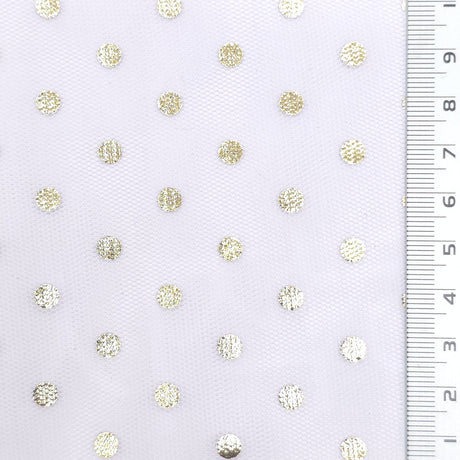 Foil Dot Polyester Knit Fabric - FAB1951 - Pink