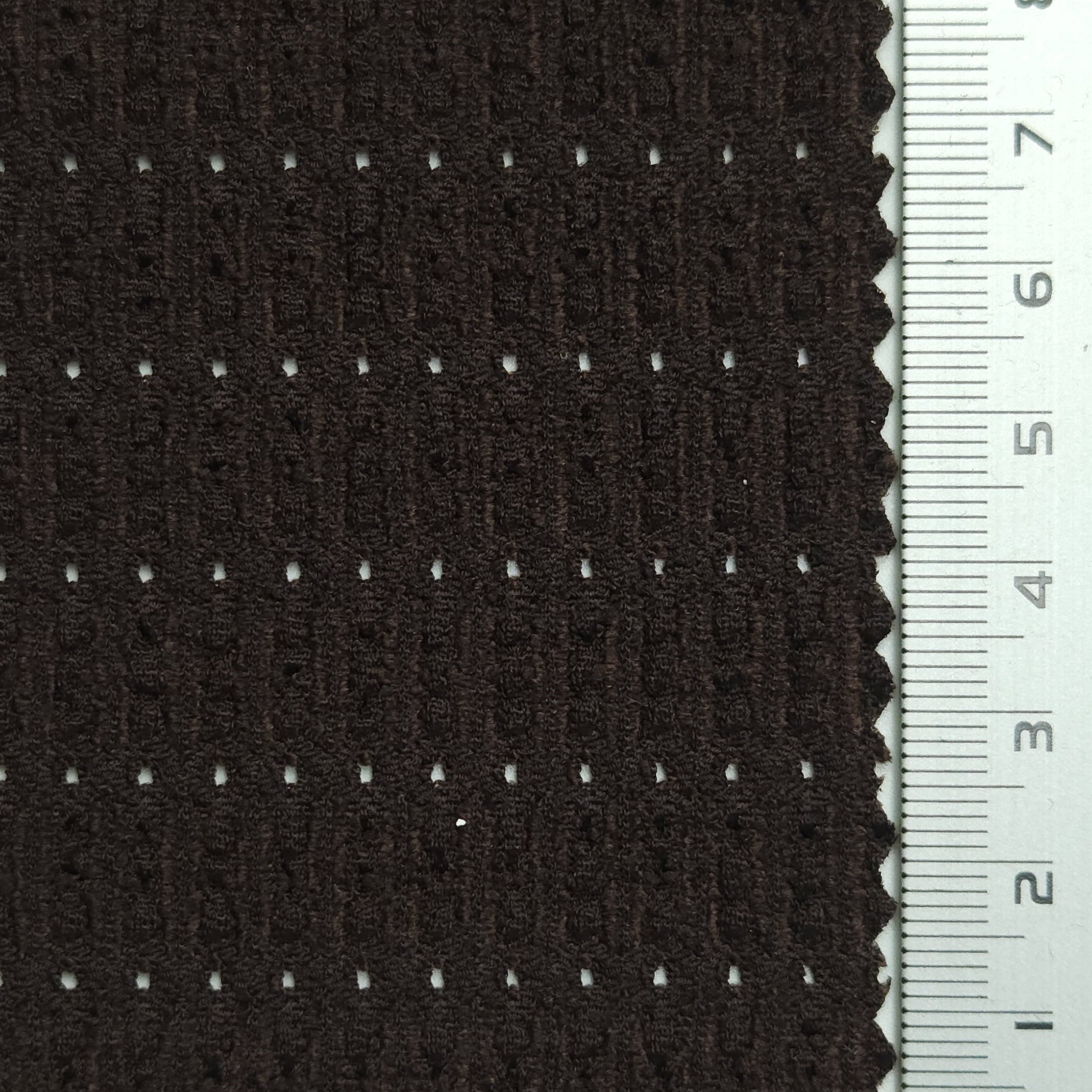 Novelty Polyester Spandex Knit Fabric - FAB 1433 - 5.Brown