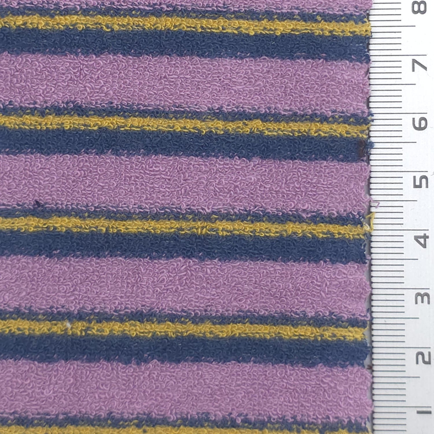 Stripe Cotton Polyester Knit Fabric - FAB1957 - Purple