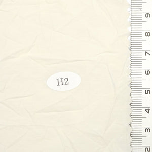 Solid Wrinkle Recycled Cotton Nylon Woven Fabric - FAB1704 - Ivory