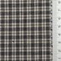 Check YarnDyed Cotton Woven Fabric - FAB1799 - Dark Gray Plaid