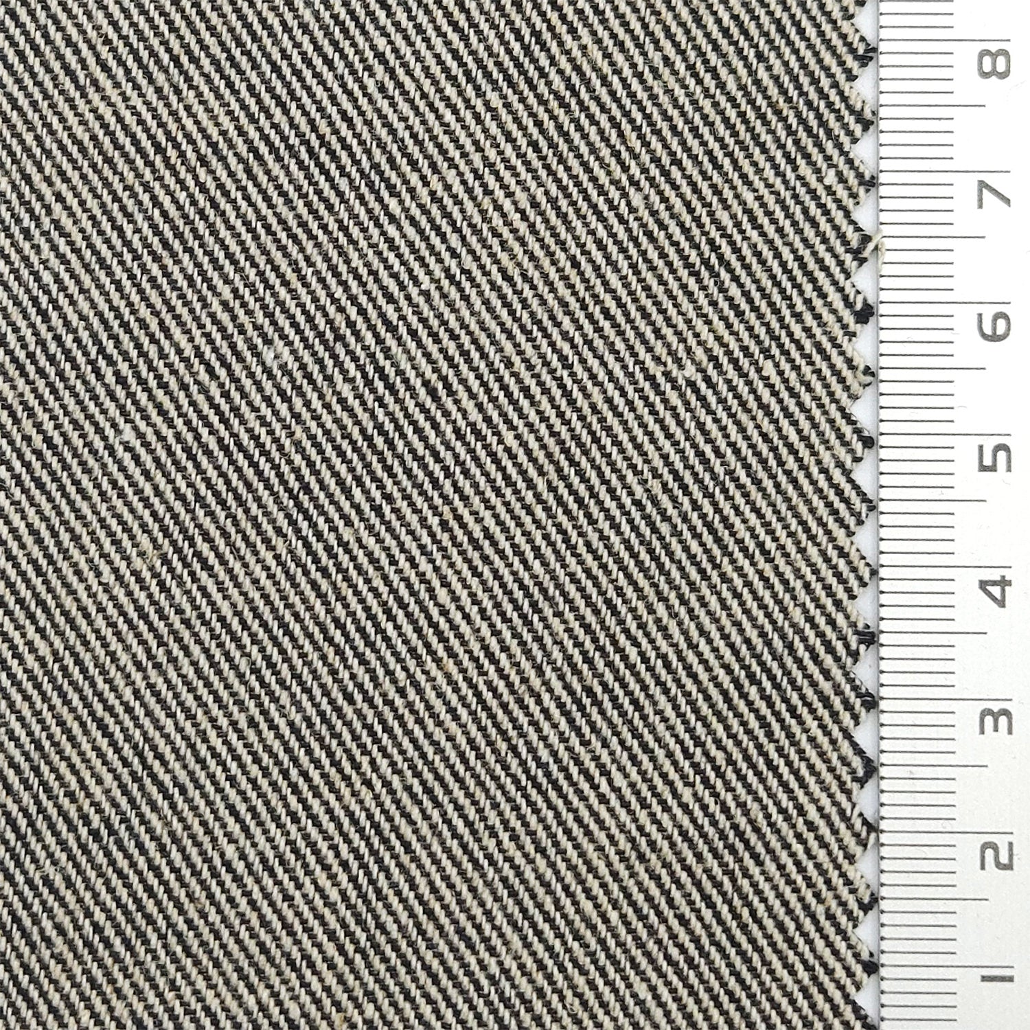 1.Light beige-2.Light blue-3.Steel blue-4.Medium gray-5.Black - 11 Count Solid Twill Cotton Linen Woven Fabric - FAB 1784