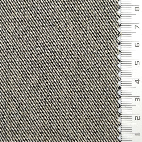 11 Count Solid Twill Cotton Linen Woven Fabric - FAB1784 - 1.Light beige-2.Light blue-3.Steel blue-4.Medium gray-5.Black 