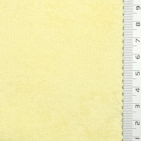 Towelling Solid Terry Cotton Polyester Knit Fabric - FAB1766 - 1.Light pink-2.White-3.Ivory-4.Light beige-5.Pale yellow-6.Tan-7.Dark green-8.Forest green-9.Charcoal gray-10.Taupe 