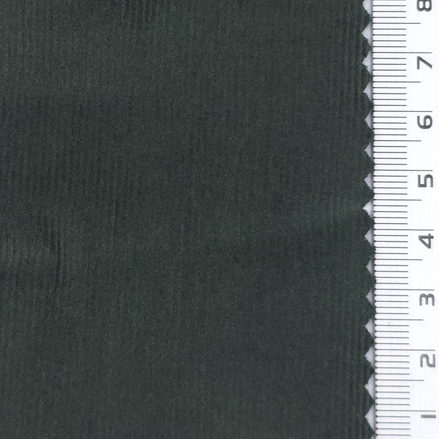 21 Wale Solid Corduroy Cotton Woven Fabric - FAB 1747 - V2-5: Dark Green