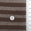 Dark Brown - Metallic Stripe Knit Acry Metal Fabric - FAB1858