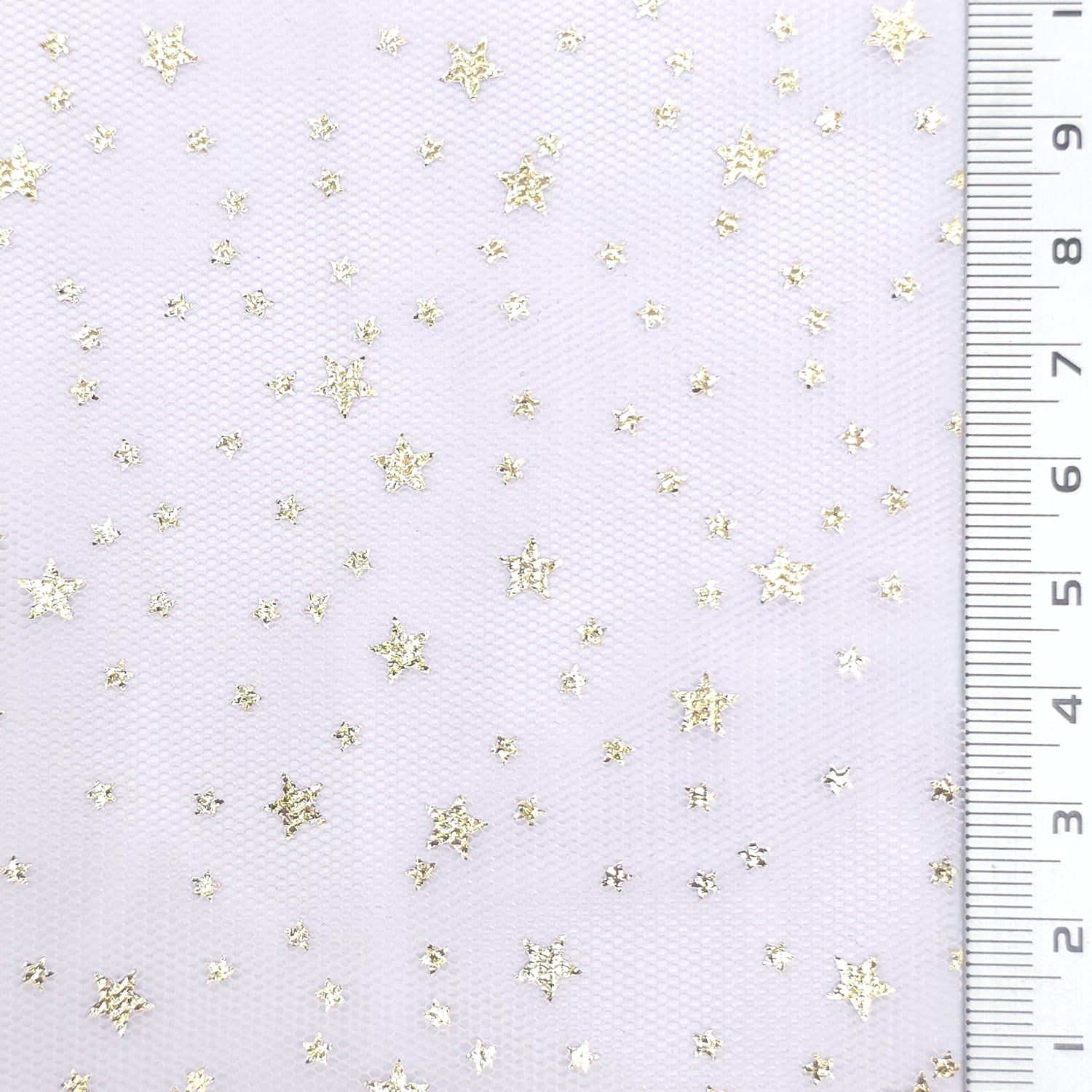 Star Print Poly Knit Fabric - FAB1953 - Indi Pink