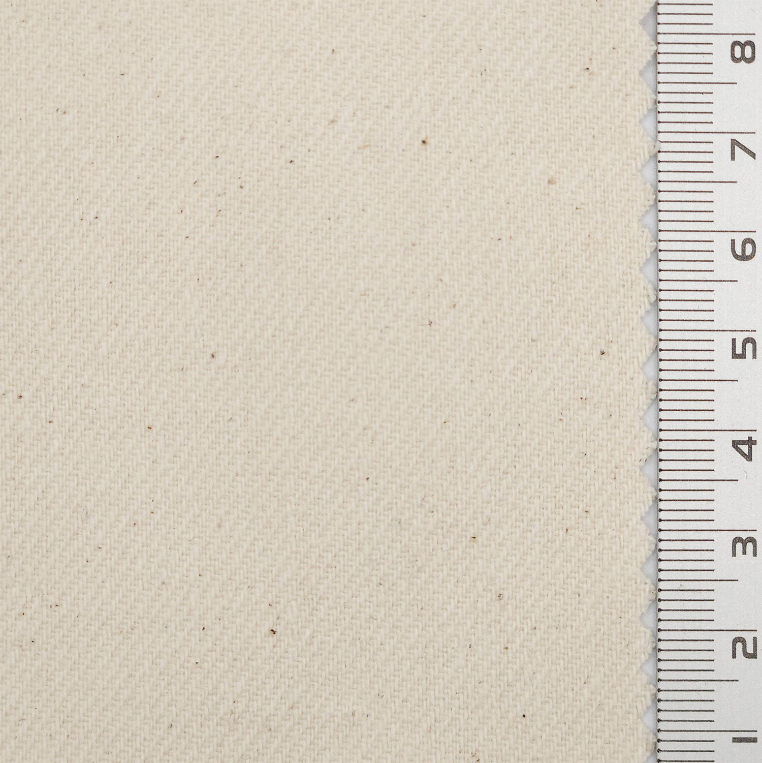 Solid Twill Slub Cotton Woven Fabric - FAB 1758 - 5.Beige