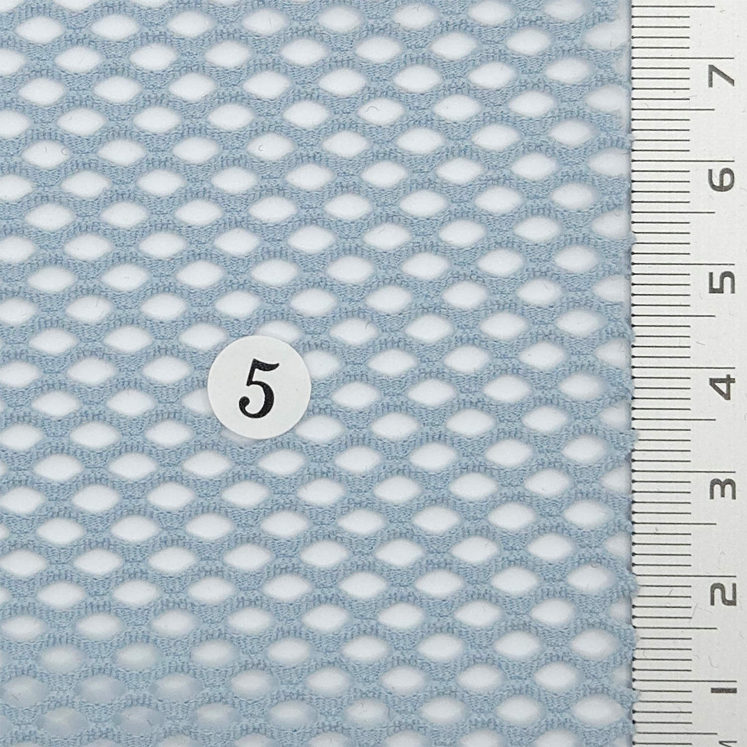 Net Solid Mesh Spandex Polyester Knit Fabric - FAB 1803 - 5.Light sky blue