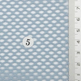 Net Solid Mesh Spandex Polyester Knit Fabric - FAB1803 - 1.Purple gray-2.Beige-3.Light pink gray-4.Light mint green-5.Light sky blue-6.White-7.Black 